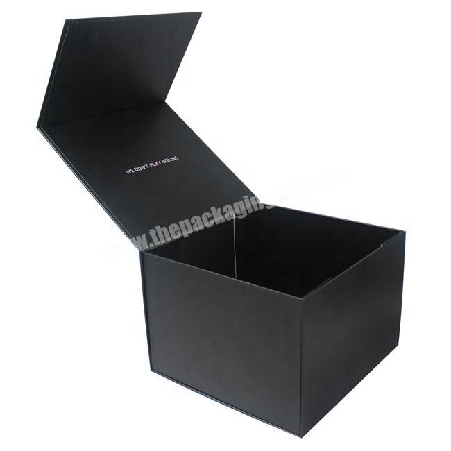 Custom Wedding Dress Packaging Box Matte Lamination Gift Box with Black Matte Lamination