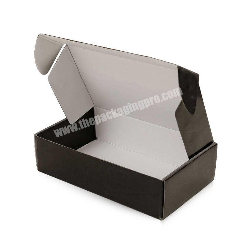 Custom White E Flute Corrugated Shoe Box Packaging With LOGO Printing