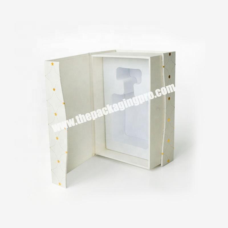 custom white gift box luxury white gift box packaging for perfume set