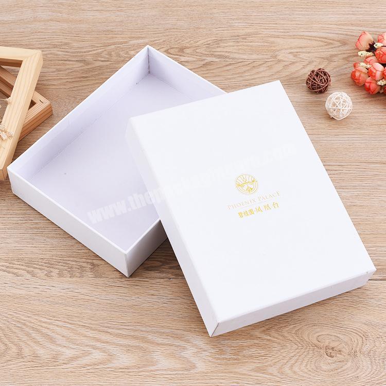 custom white gift cardboard boxes for shirts