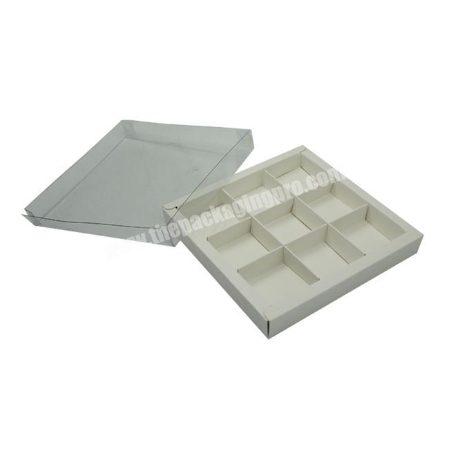 Custom White Gift Paper Boxes With Clear Lids, Printing Clear Lid Gift Boxes Wholesale