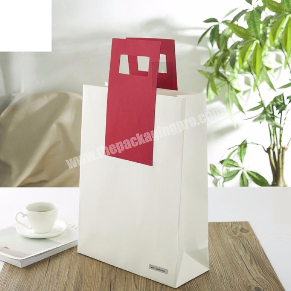Custom White Kraft Paper Bag Raw Materials of Paper Bag