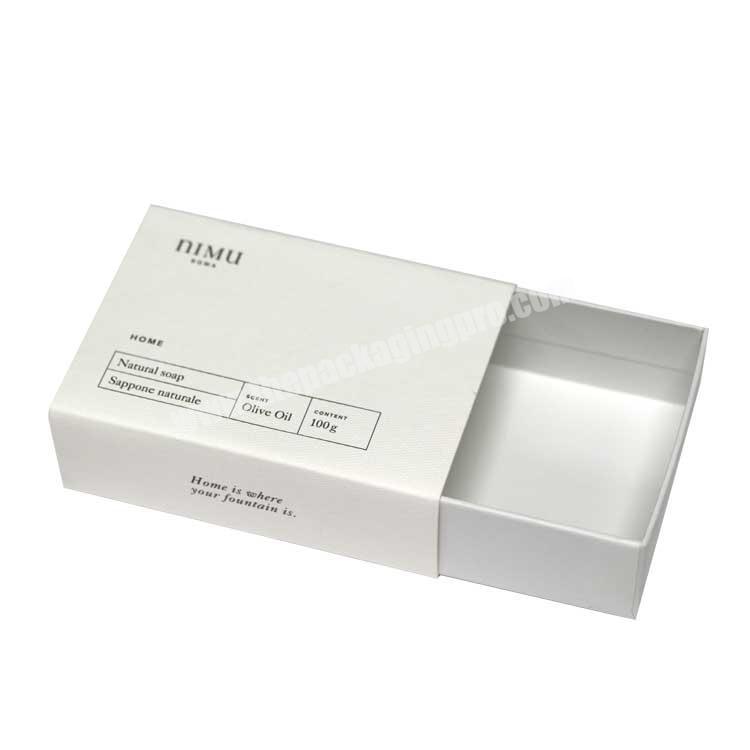 Custom White Paper Drawer Box