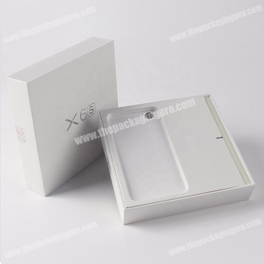Custom White Printed Logo Phone Packaging Box