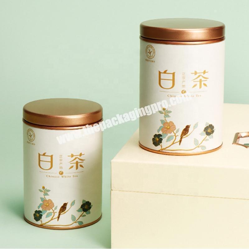 Custom White Wooden Individual Tea Packaging Paper Gift Box