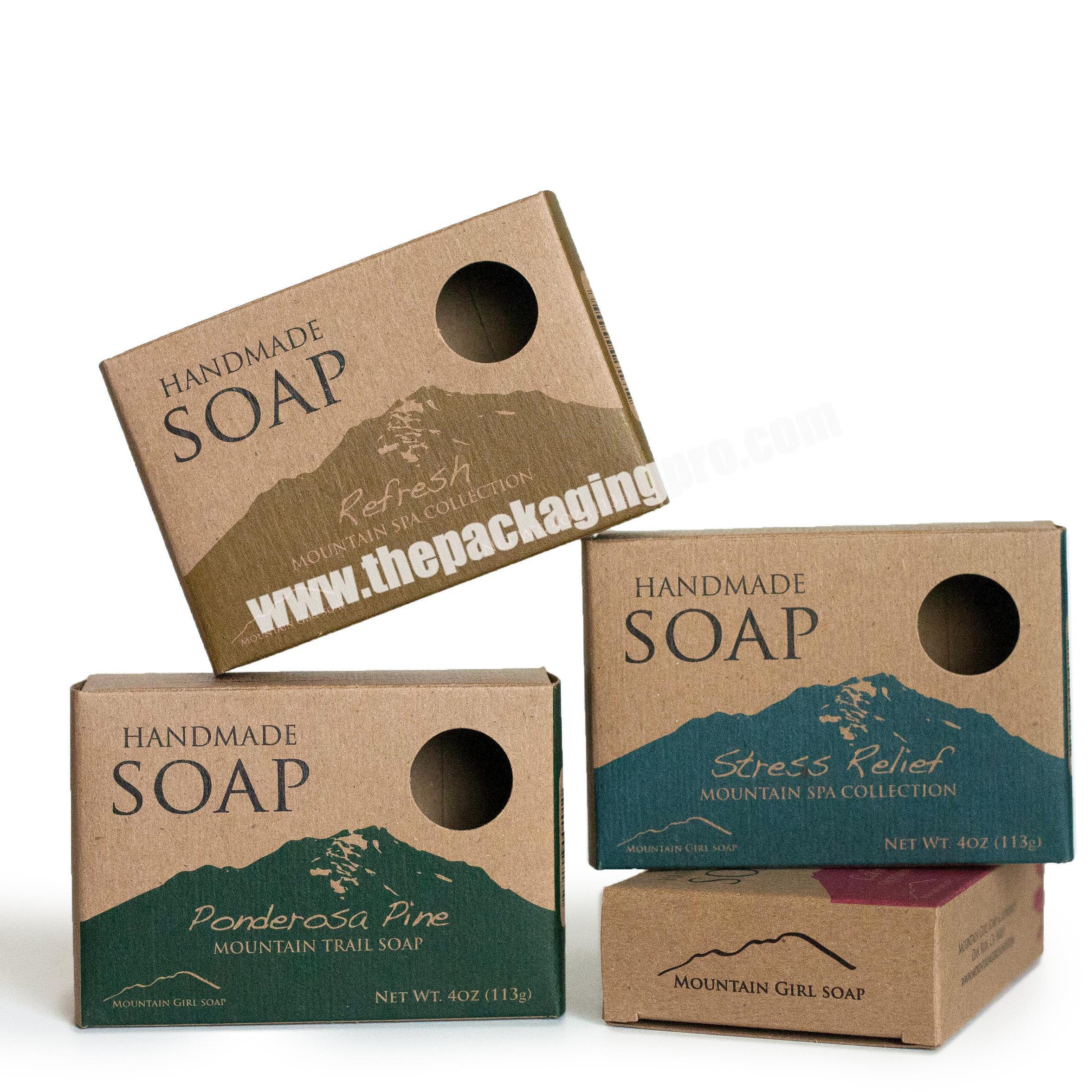 Custom Kraft Soap Boxes Wholesale