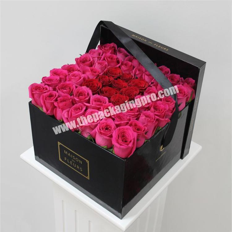 Custom Wholesale Delivery Beautiful Flower Bouquet Boxes
