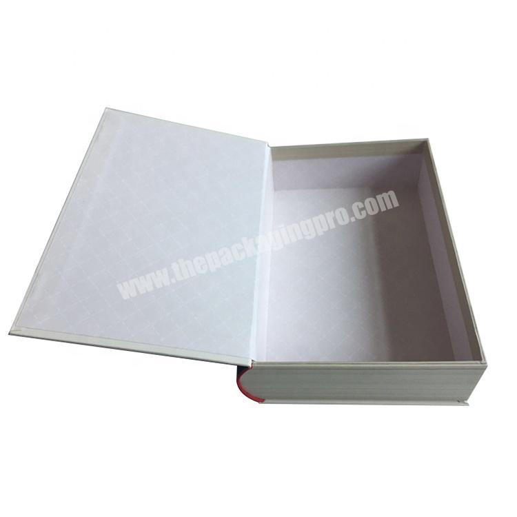 Custom Wholesale High Quality Folding Cardboard Paper Packaging Book Shape Gift Box