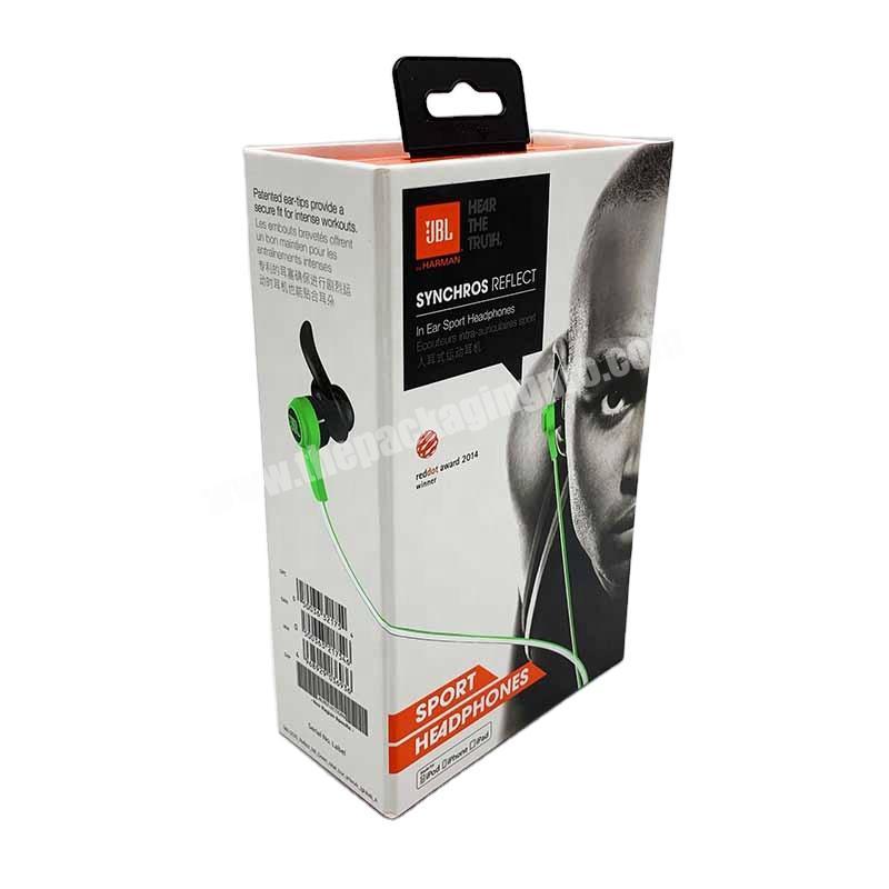 Custom Wholesale Luxury Headphone Packaging Earphone Packaging Paper Gift Box With Magnet Closure