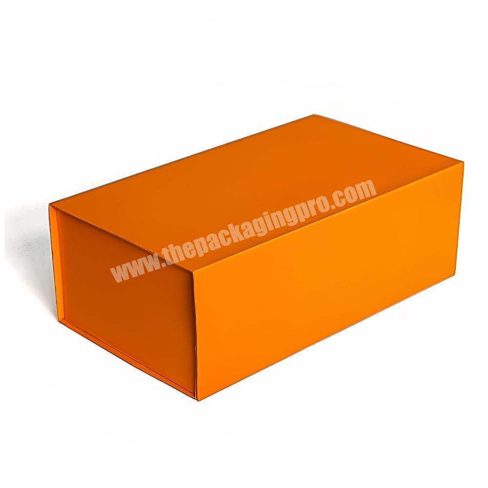 Custom Wholesale Magnetic Collapsible Closure Flat Folding Paper Packaging Gift Boxes