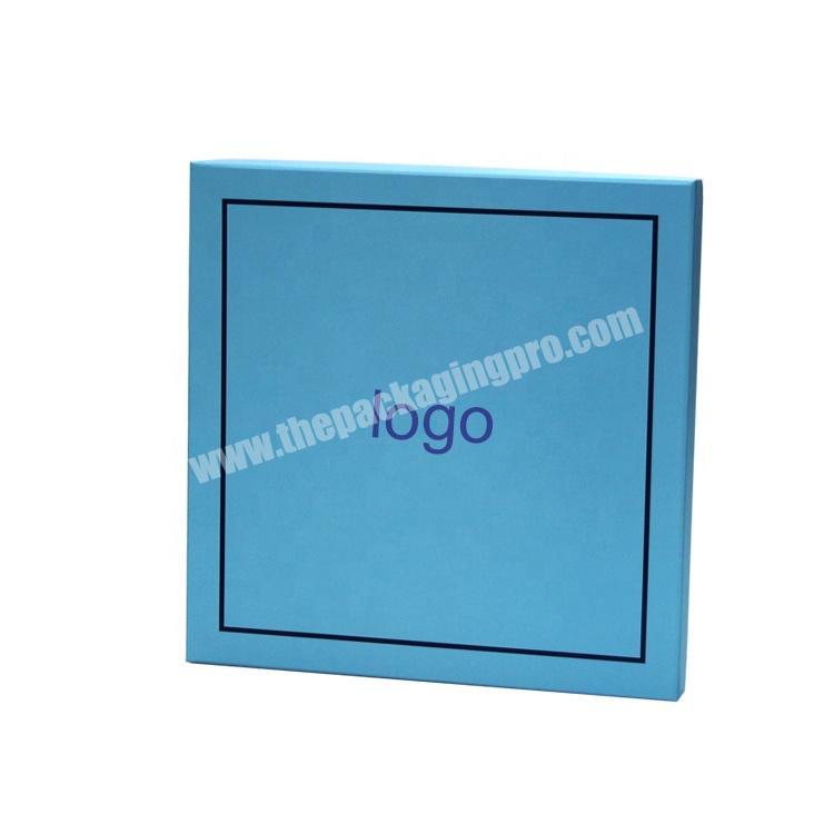 Custom wholesale small hard cardboard gift packaging paper box with lid