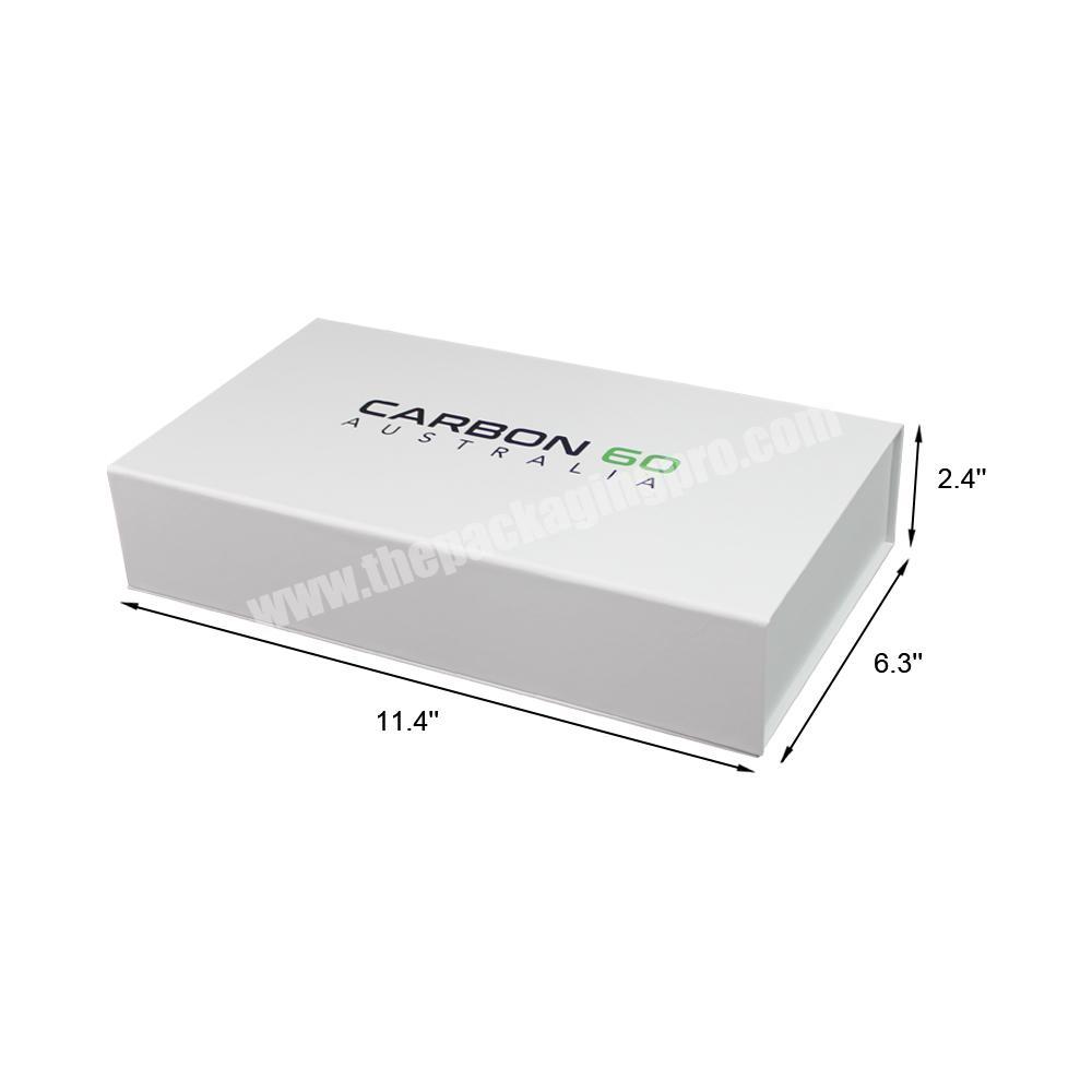 custom wholesale white magnetic packaging box