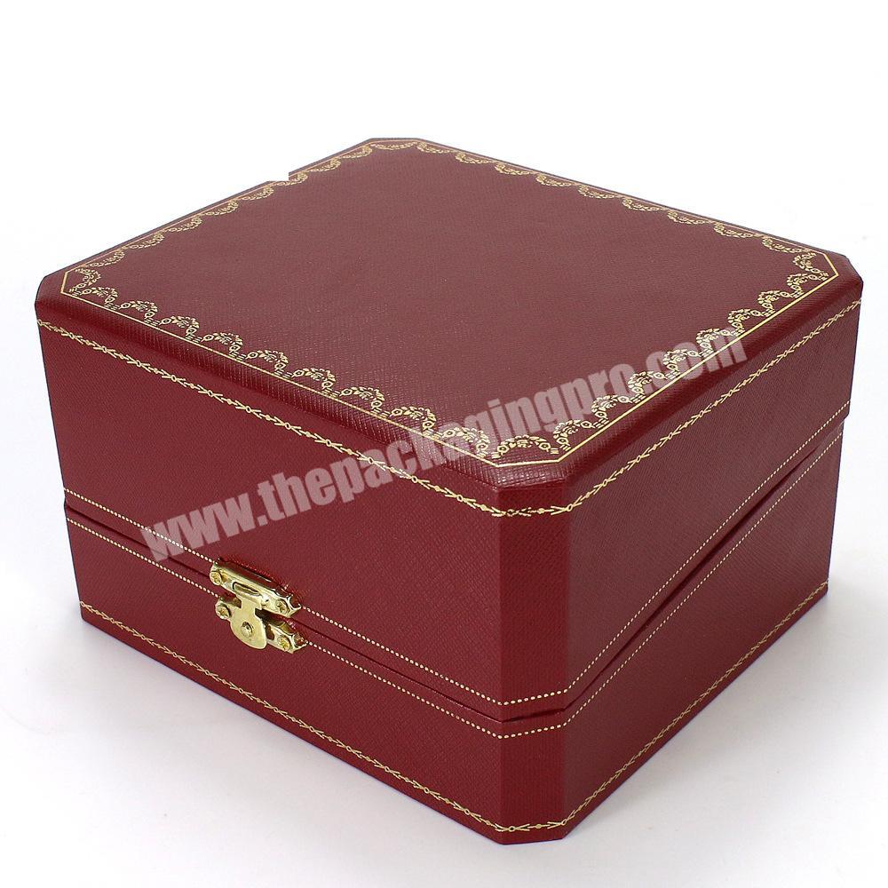 Custom Wooden Watch case Storage Display Gift Watch Box men luxury solid wood watch box