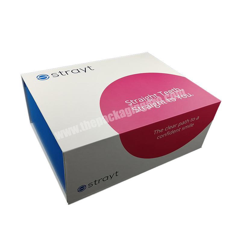 Customer Branded Teeth Whitening Kit Tableware Packaging Takeaway Paper Box