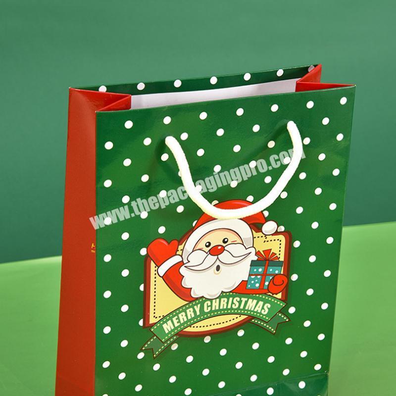 Customised Christmas coated paper bag