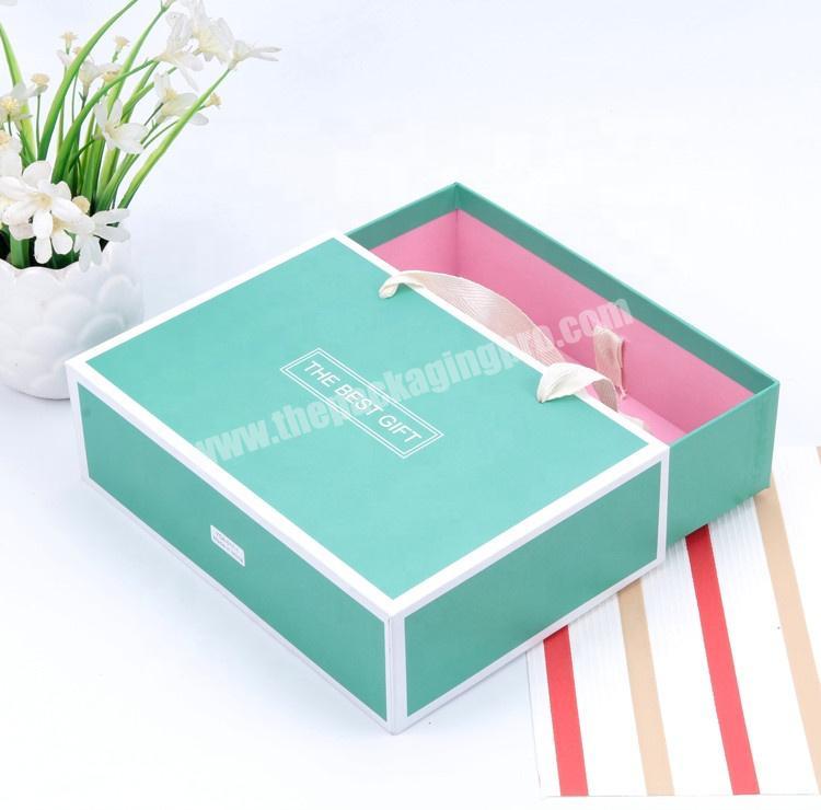 Customised Printed Drawer Cardboard Box For Hair Braid Wig Packaging