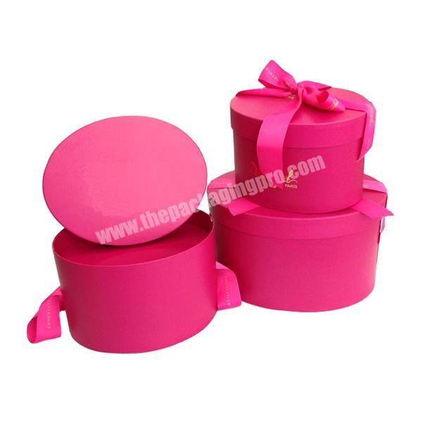 customised wedding round big gift boxes for gift pack