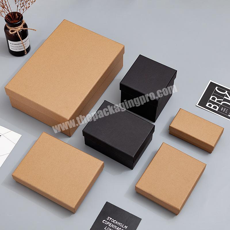 Customizable Printing Black Cosmetics Luxury Small Paper Gift Box Packing