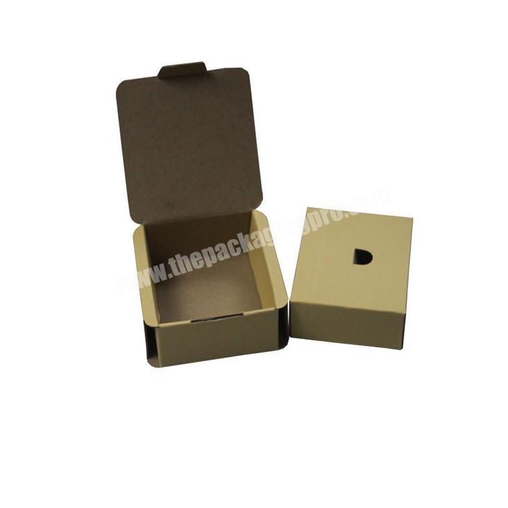 Customizable super Cheap small size boxes kraft material folding electronic packaging box with custom logo printing