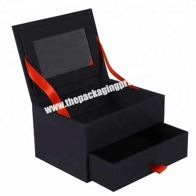 customization double layer design drawer gift packaging boxes jewelry