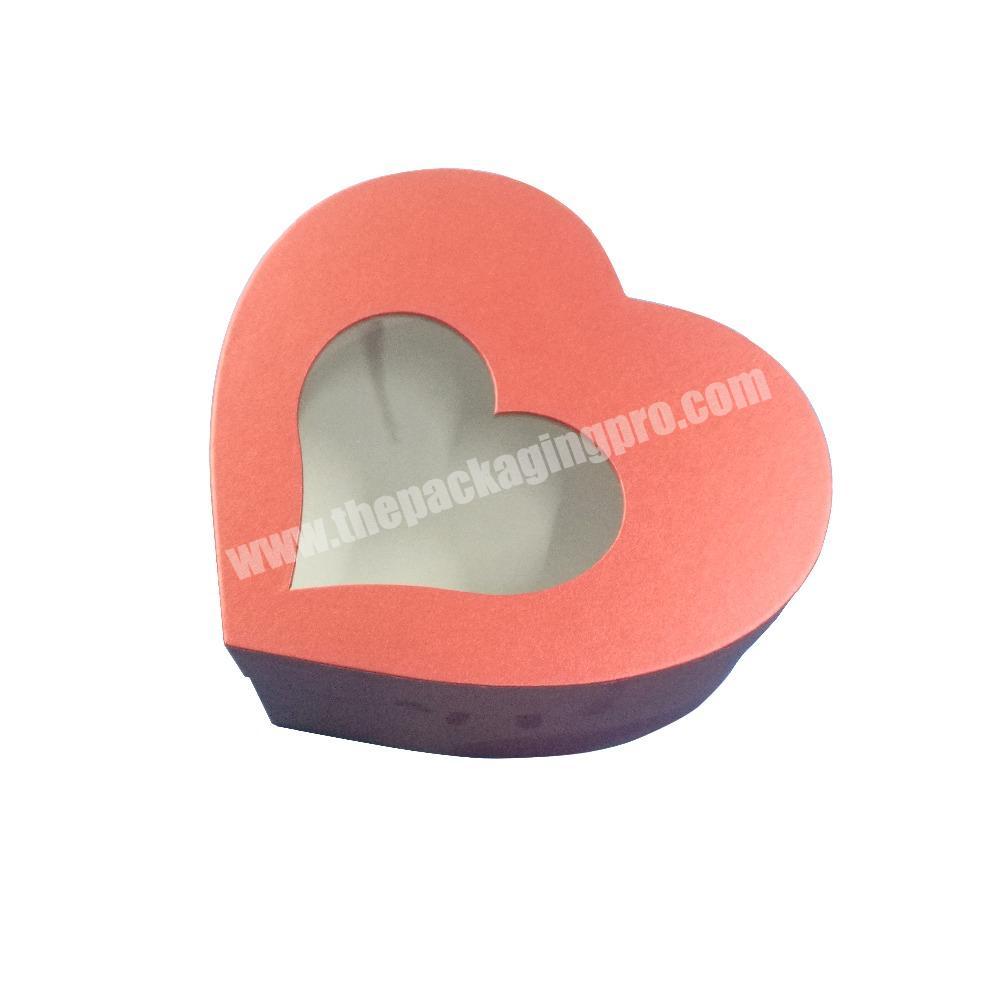 Customize bulk sale cute heart shaped chocolate gift box