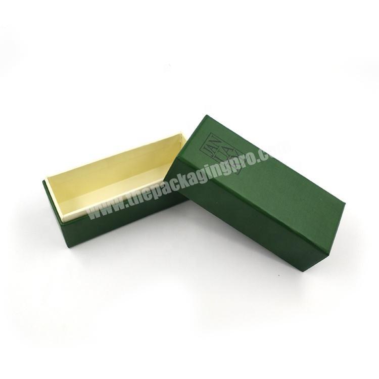 Customize Cardboard Paper Green Color 50ml Perfume Bottle Packaging Gift Box