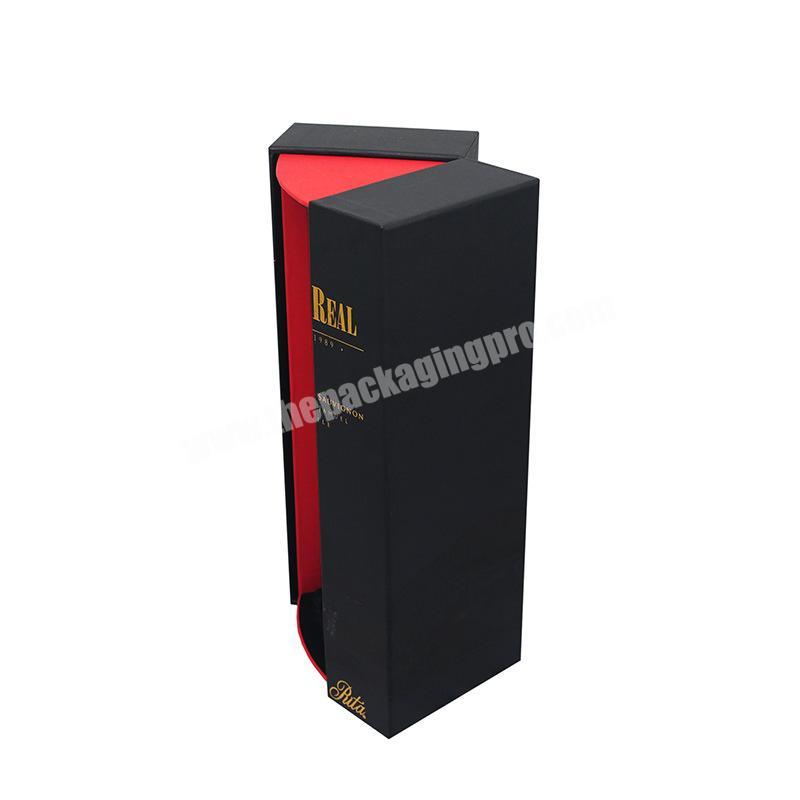 Customize Corrugated Cardboard Gift Wine Box For Bottle,Wine Glass Storage Box with slide opening