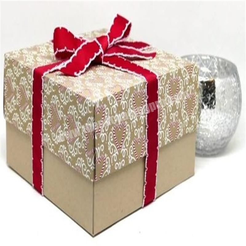 Customize Exquisite Luxury Foldable To Ship Christmas surprise Gift Box Set