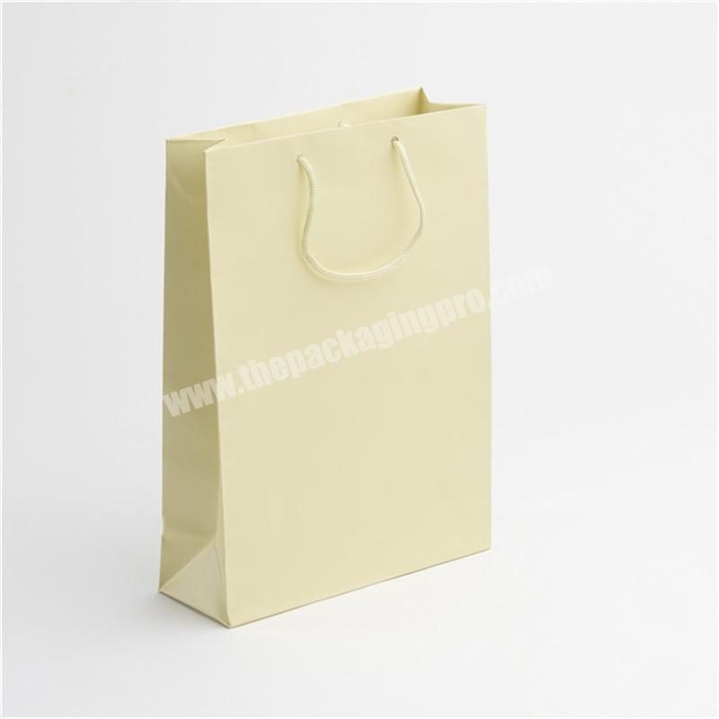 Customize fancy gift shopping paper bag for ribbon