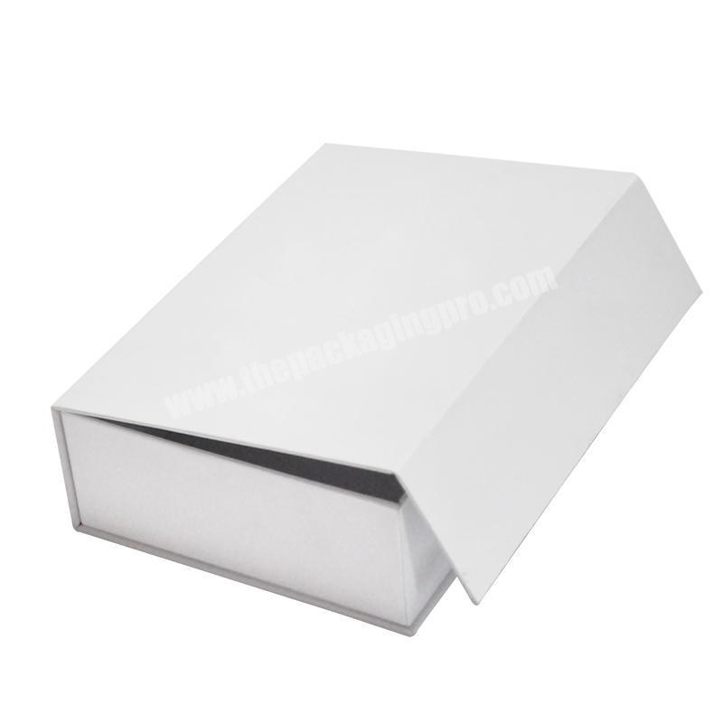 Customize Hard Cardboard Magnetic Close Book Shape Gift Box And Book Shape Paper Box For Scarves