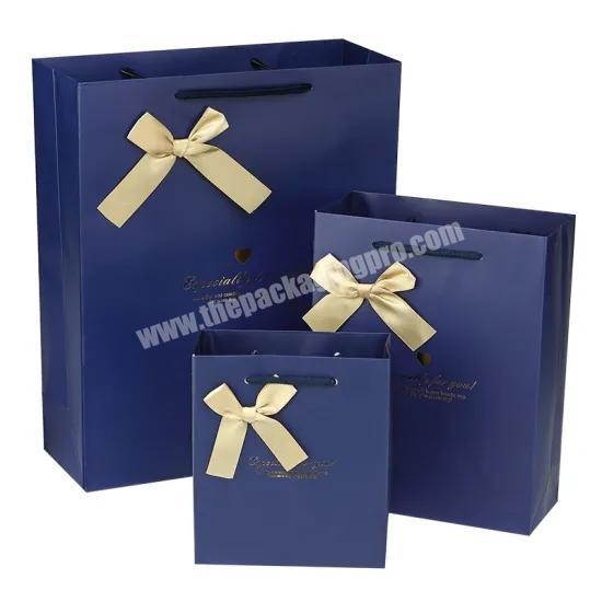 Customize High Quality Custom Printed Luxury Paper Packaging Bag with Logo for Shopping
