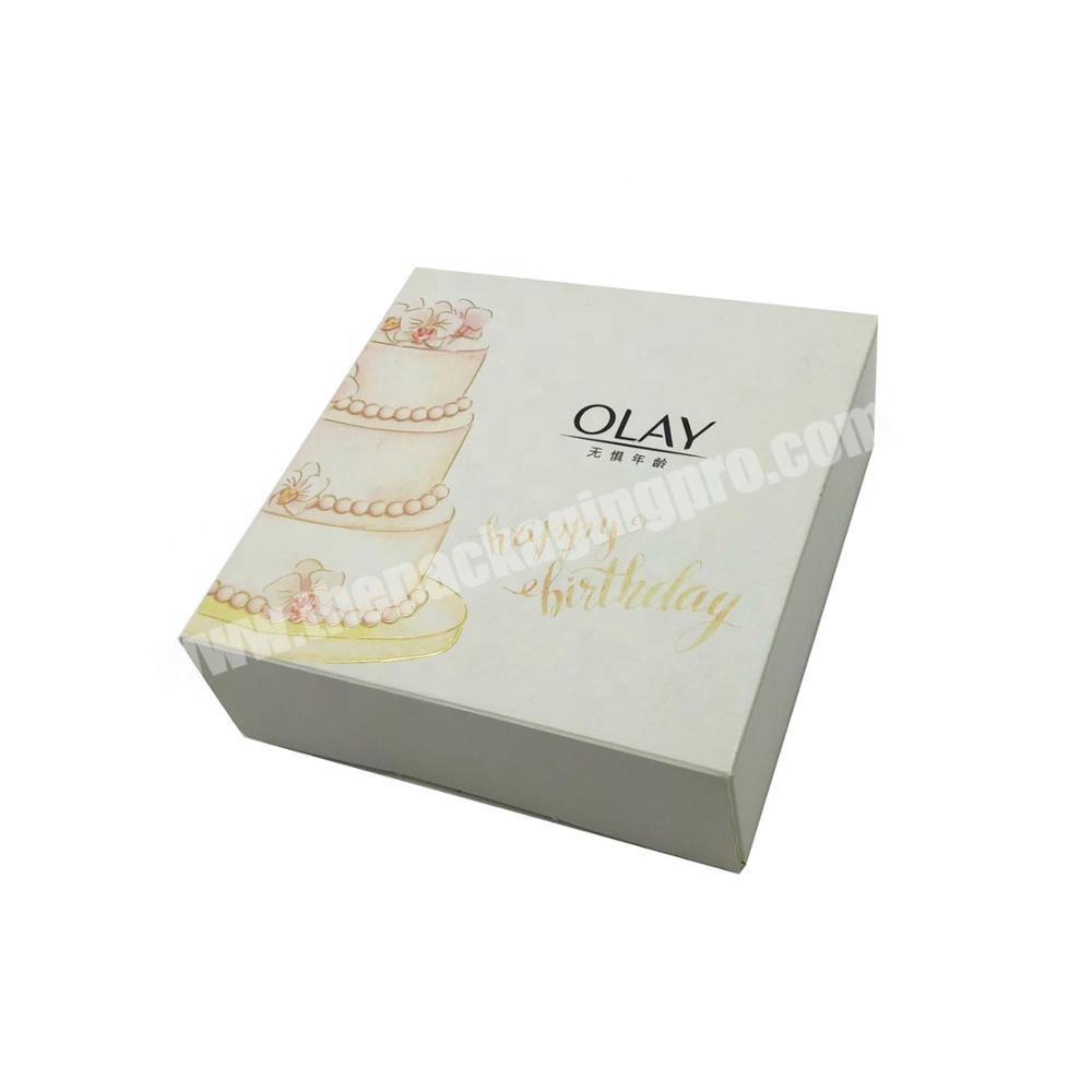 Customize Logo Glossy Foil Cosmetic Paper Small Product Packaging Box