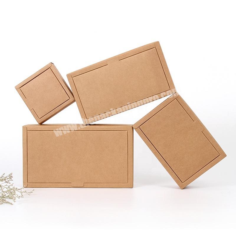Customize Logo Printing Recycled Brown Paper Kraft Soap Packaging Box Cardboard Boxes For Soap