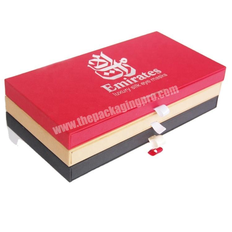 Customize Luxury 2pcs Sliding Drawer Gift Box Packaging eyelash packaging box