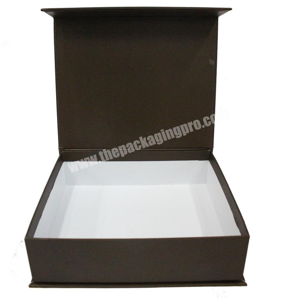 customize matt black magnetic gift box