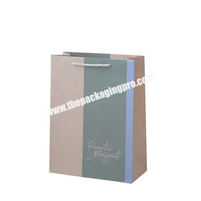 Customize printing paper shopping packaging bag for advertising