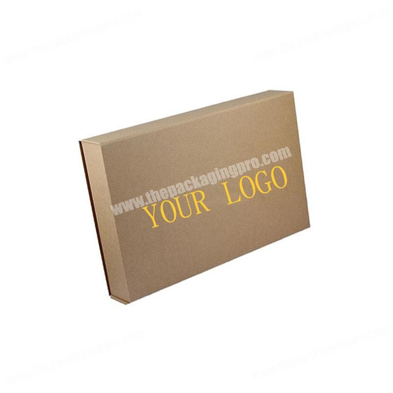 Customize Your LOGO Printing Recycle Paper Foldable Cloths Gift Packaging  Boxes