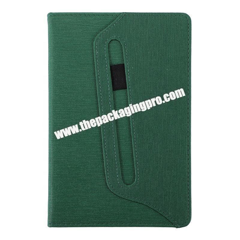 Customized A5 A6 B5 Luxury Gift Office Diary Notebook PU Leather Refillable Agenda With Pen For School Business Office
