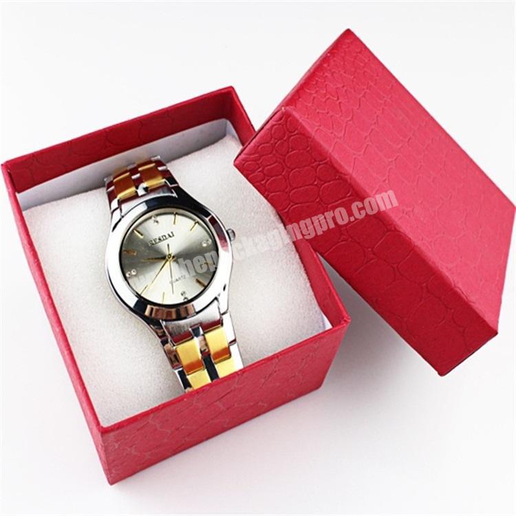 Customized Beautiful Heaven And Earth Styles CMYK Printing Leatherette Paper Men's Watch Box