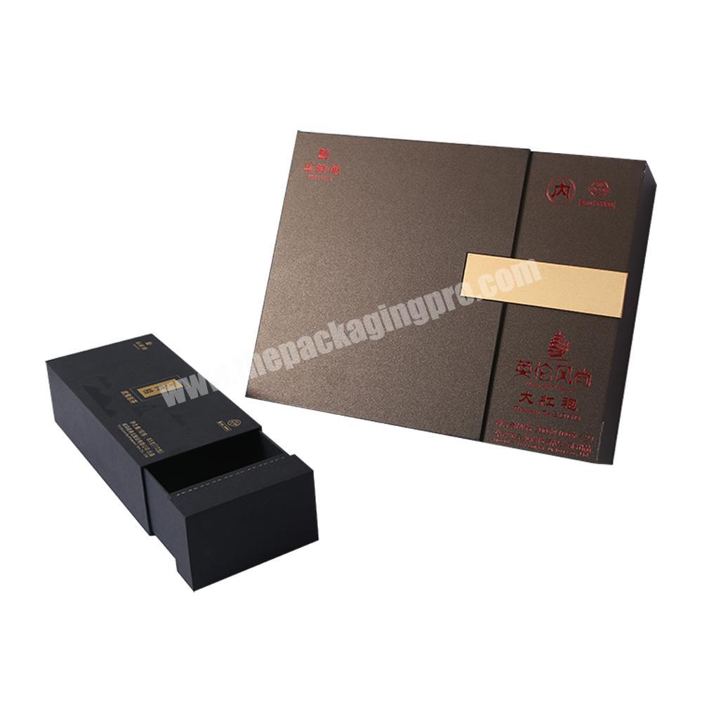 customized cardboard storage empty tea paper gift box High Quality packaging design box