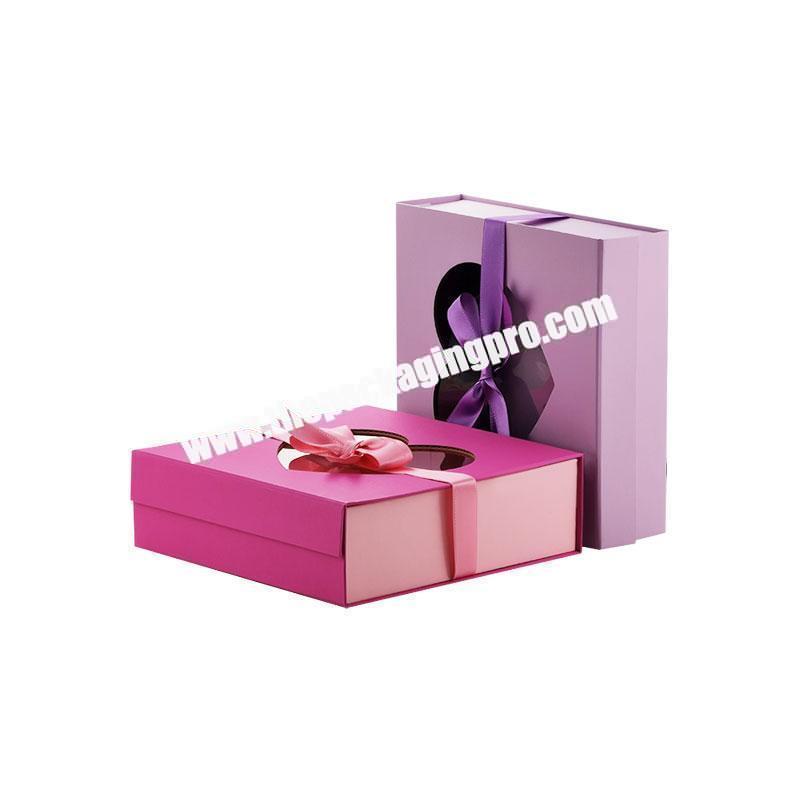 Customized color design wholesale bulk magnetic lid gift box packaging