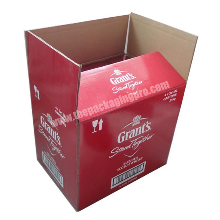 Customized Corrugated Board paper wine boxes packaging