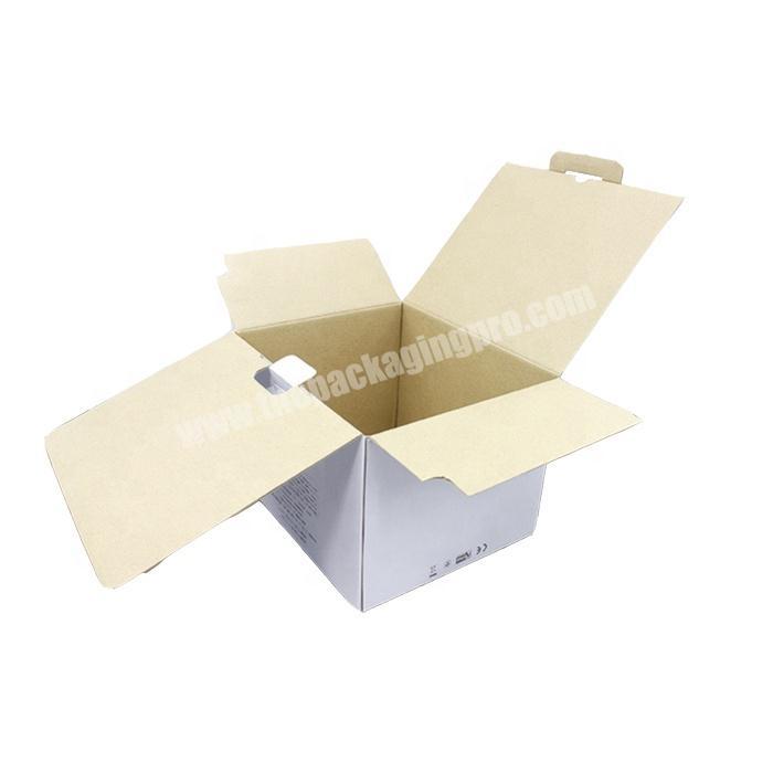 Customized corrugated paper packing carton box free stock stample