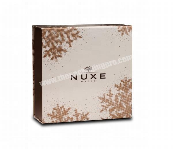 customized cosmetic box folding package  gift boxes with gold foil logo