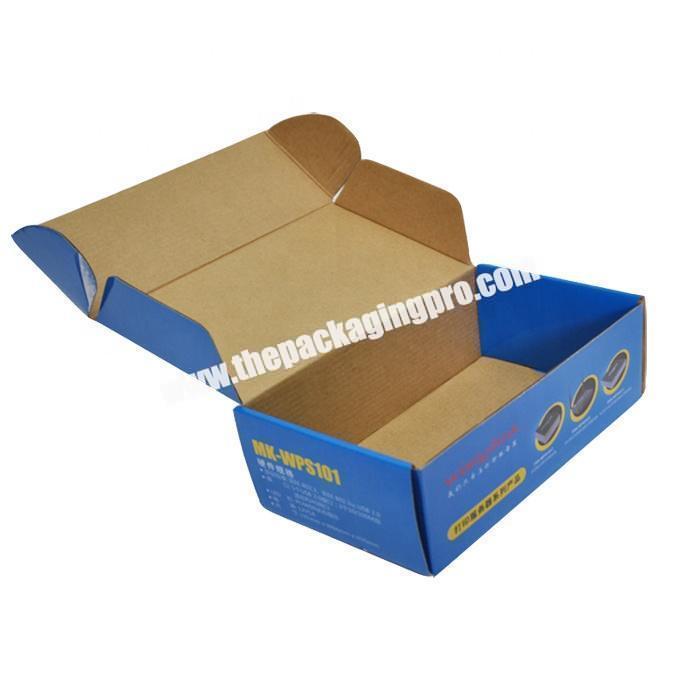 Customized design paper corrugated packaging mailer box strong tuck front box