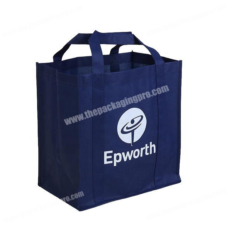 Customized eco friendly bag non woven shopping bags with logo printed