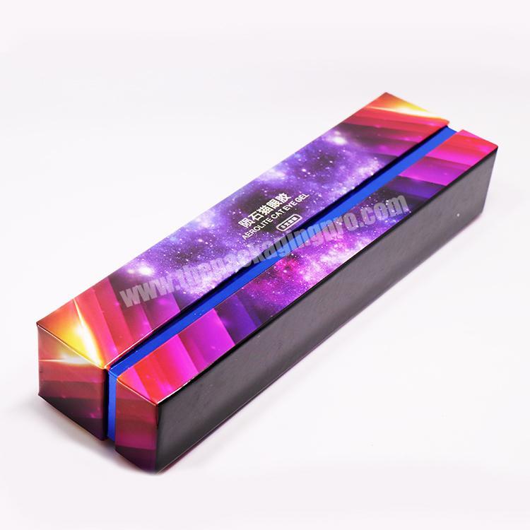 Customized Eco Printed Glitter Paper Cosmetic Clothing Gift Product Packing Holographic Packaging Box