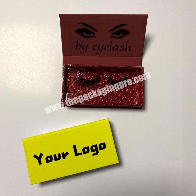 Customized Eyelash Packaging Box With Logo With Wind