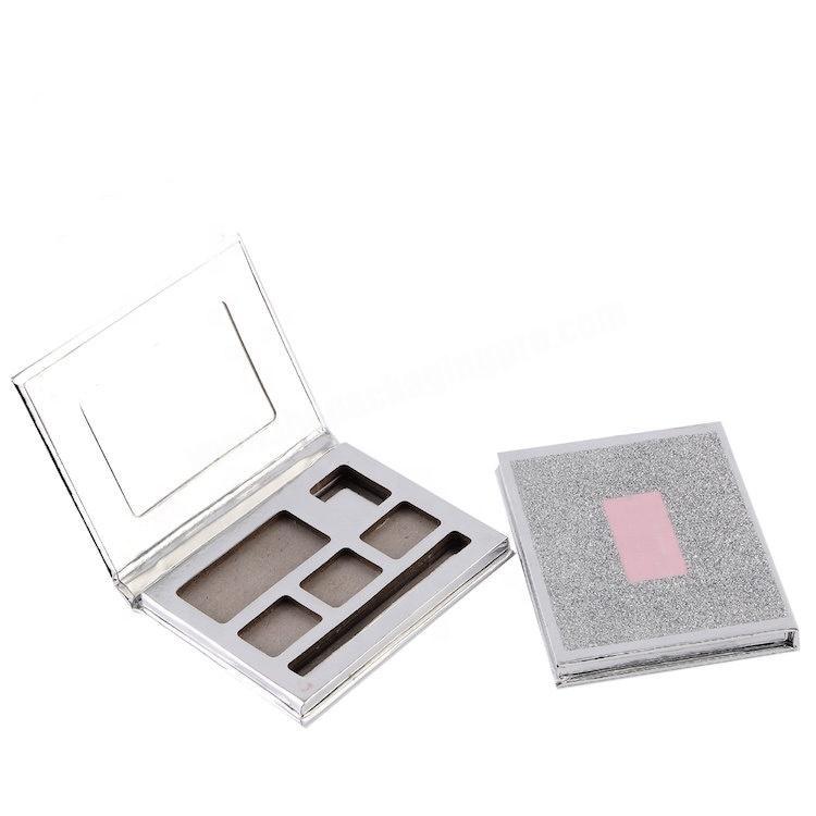 Customized eyeshadow paper packaging box, blusher disc high disc eyeshadow cardboard packaging box