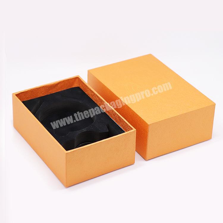 Customized Fancy Luxury Rigid Paper Cardboard Candle Gift Box With Gold Hot Stamping Logo